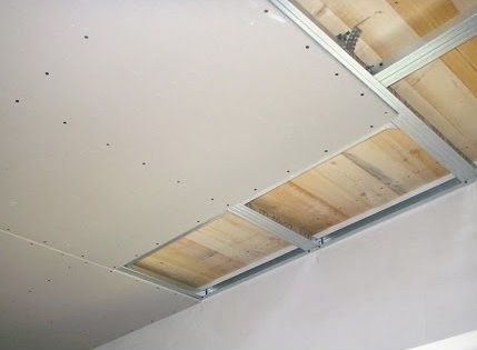 потолок из гкл 9мм