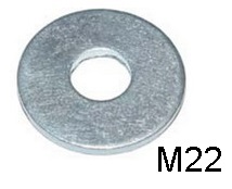 СВФС Шайба плоская увеличенная DIN 9021 М22 (1кг)