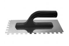 Бибер 35315 Гладилка 270х130мм нержавеющая зубчатая 10мм (24)