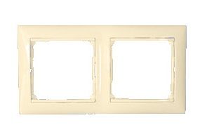 VALENA Рамка 2 поста горизонтальная белая (774452) IEK (Legrand)